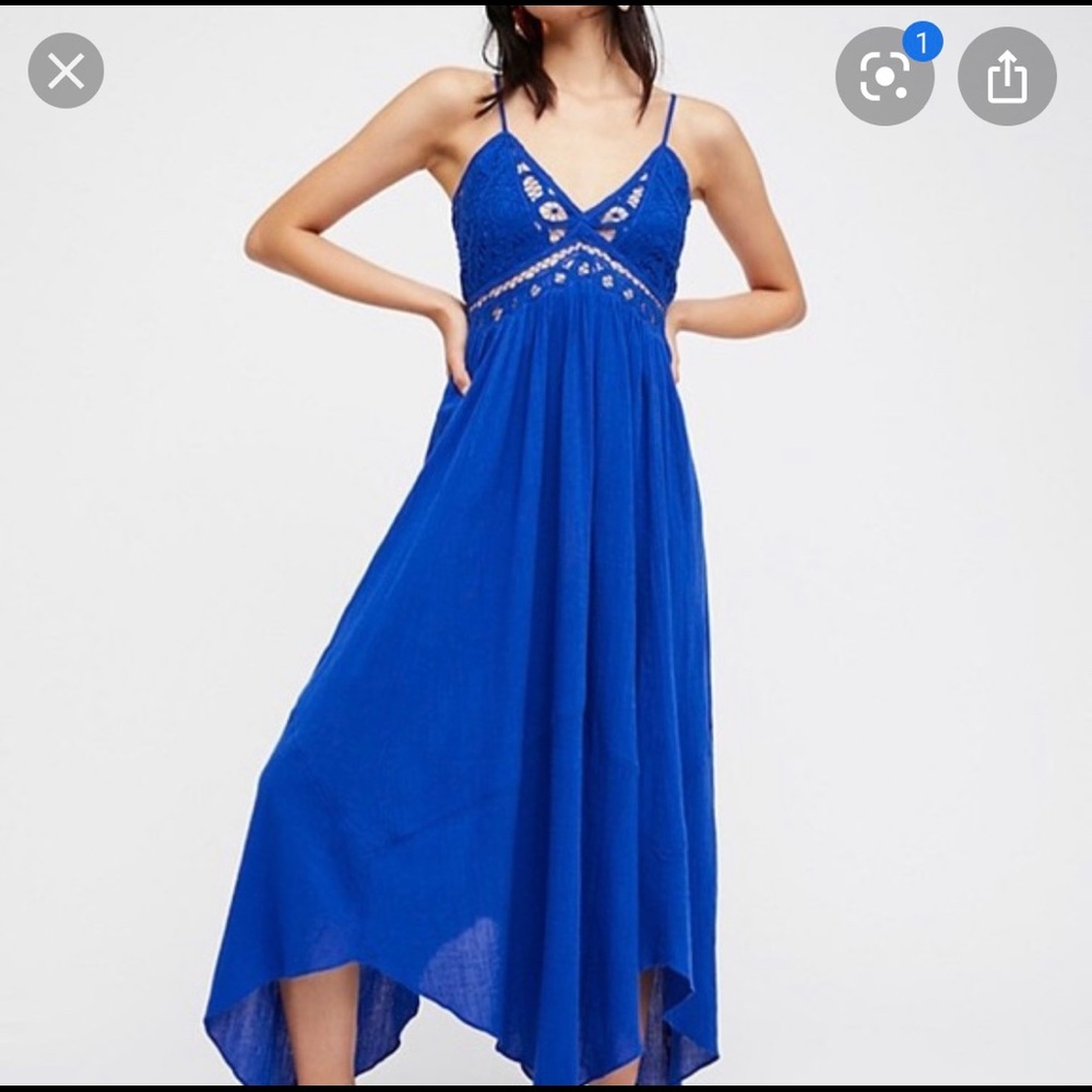 Free People blue Elaina Maxi dress